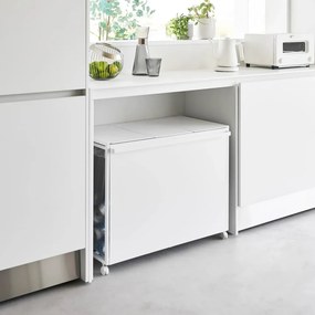 Fehér fém szelektív szemetes Tower – YAMAZAKI