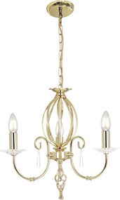 Elstead Lighting AEGEAN AG3-POL-BRASS Csillár 3x60W/E14