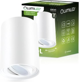 Halogén mennyezeti lámpatest Led cső GU10 mozgatható spot lámpa falra szerelhető fehér