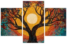 Kép - Nap az élet fájának koronájában (90x60 cm)