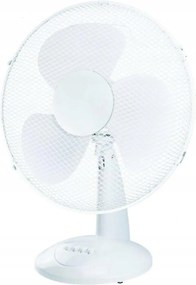Aca Lighting kerek asztali ventilátor, fehér, 40 cm, Ac 45W FANTPWH30