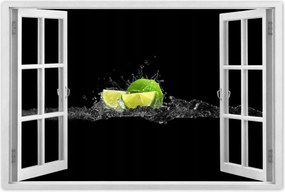 Poszter 60x40 Lime fekete