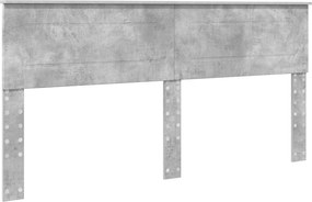 vidaXL Fejtámla Beton Szürke 180 cm Faanyag
