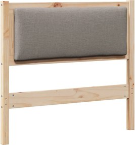 vidaXL Fejtámla Egyéb Barna 90 cm Tömör fenyőfa