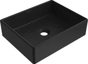 Mexen Goya 40 x 32 cm-es pultra helyezhető mosdó, fekete matt - 22184085
