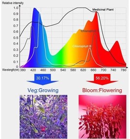 LED Függőlámpa növények termesztéséhez LED/24W/230V IP44