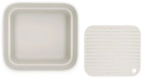 Világosszürke műanyag mosogató tál csepegtetővel SinkSide – Brabantia