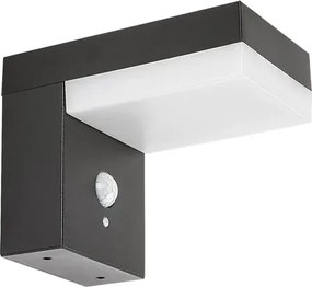 Zrebar kültéri napelemes fali lámpa 6w 450lm mozgásérzékelő fényérzékelő