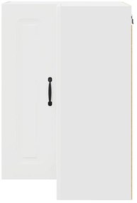 Fali konyhaszekrény polcokkal Fehér 57 x 57 x 80 cm Faanyag