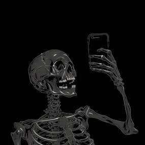 Poszter 80x80cm Selfie Az IdĆn TĂșl