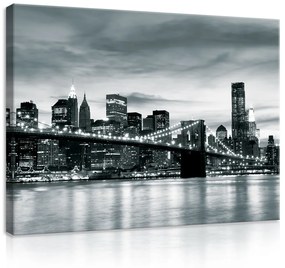 Vászonkép, Brooklyn Bridge, 60x40 cm méretben