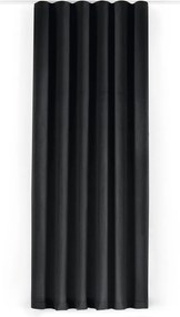 Fekete bársony dimout (részleges sötétítő) függöny 140x250 cm Velto – Filumi