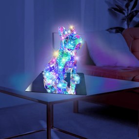 PRISMIC™ 3D Puzzle LED lámpa - Kutya (v)