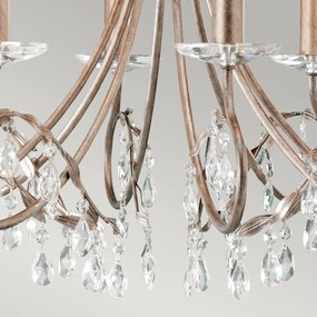 Elstead Lighting CHRISTINA CRT8-SILVER-GOLD Csillár 8x60W/E14