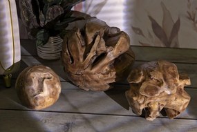 Golyós teak ø 40 cm