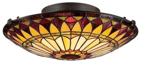 Elstead QZ-WEST-END-F - Tiffany WEST mennyezeti lámpatest 2xE27/75W/230V