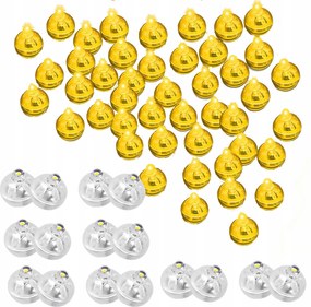 LED-es Léggömb Lámpa Hélium LED-es Lámpák Meleg fény 100db