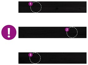 ablakpárkányok 2 db sötétbarna 90x15x2 cm tömör fa tölgyfa