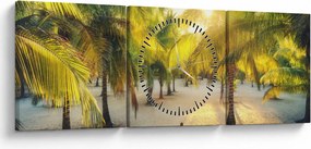Kép - Nő a pálmafáknál (órával) (90x30 cm)