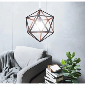 Eglo 43349 - Csillár zsinóron EMBLETON 1 1xE27/60W/230V