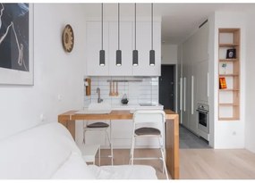 Globo 57911-4HG - Csillár zsinóron ROBBY 4xGU10/35W/230V szürke/barna