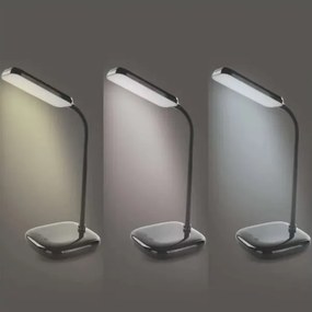 LED Dimmelhető flexibilis asztali lámpa LED/12W/230V 3000K/4000K/6500K fekete