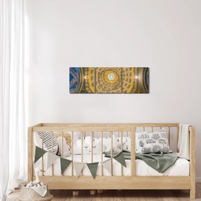 A Siena templom mennyezetének képe (órával) (90x30 cm)