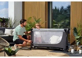 KINDERKRAFT SELECT - Utazó kiságy LEODY szürke