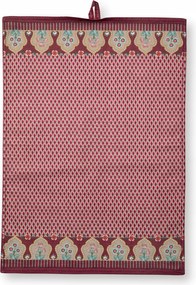 Konyhai törölköző Flower Festival Scallop Dark Pink PiP Studio