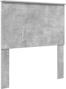 vidaXL Fejtámla Beton Szürke 80 cm Faanyag