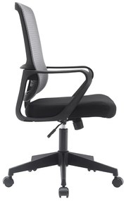 Irodai fotel SALOMI (szürke + fekete). 1091486