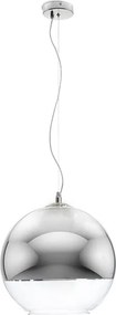 RENDL BEAU MONDE 35 závěsná chromované sklo/čiré sklo 230V LED E27 15W