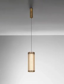 NOVA LUCE 9333213 ESSENZO antik réz LED függeszték lámpa – dimmelhető design világítás