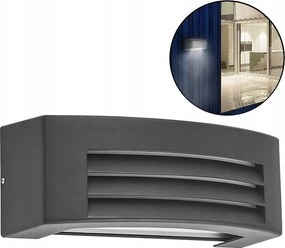 Homlokzati lámpa E27 fali lámpa sötétszürke Lima (290x130x113mm) IP54 Led-pol