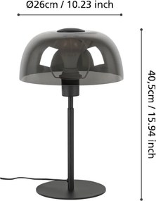 Eglo SOLO 2 900142 Asztali lámpa 1x40W/E27 IP20