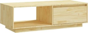 vidaXL tömör fenyőfa dohányzóasztal 110 x 50 x 33,5 cm