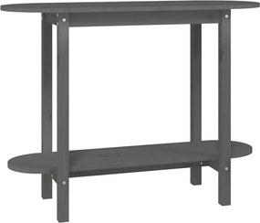 vidaXL szürke tömör fenyőfa tálalóasztal 110 x 40 x 80 cm