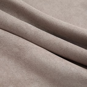 vidaXL 2 db tópszínű sötétítőfüggöny fémgyűrűkkel 140 x 225 cm