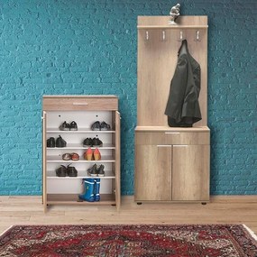 Cipősszekrény 108x73 cm barna