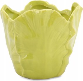 Szirmok tál zöld dekoratív szép