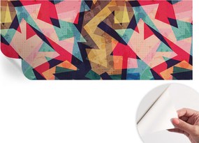 Modern öntapadós fali fotótapéta Színes minta 250x104 cm