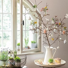 Húsvéti dísz nárcisz mintával, New Flower Bells kollekció - Villeroy & Boch