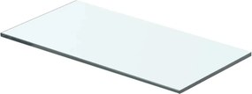 vidaXL 40x15 cm átlátszó panel üvegpolc