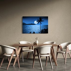 Kép - Hold a tenger felett (90x60 cm)