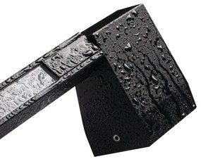 Kanlux 38890 - YALTE LED kültéri fali lámpa 8W 230V 4000K IP54 fekete