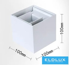 ELDLUX ES46-BN Modern Kültéri Fali Lámpa IP44
