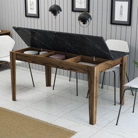 Étkező asztal Milan 518 - Walnut, Black