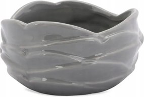 Tál tál kerek szürke dekoratív stílusos