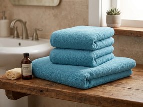 Fürdőlepedő NORIELLE 70x140 cm világoskék, 100% pamut