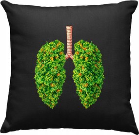 Zöld Tüdőpárna Természet Fekete